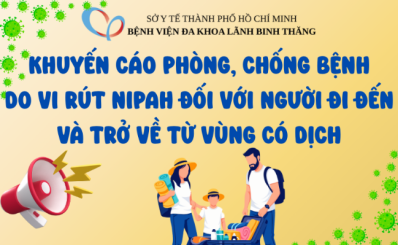 (HCDC) Khuyến cáo phòng, chống bệnh do vi rút Nipah đối với người đi đến và trở về từ vùng có dịch